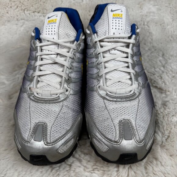 Nike Shox Turbo Men's Running Shoes Size 12 US 318161-146 Blue Silver Yellow - Picture 4 of 11